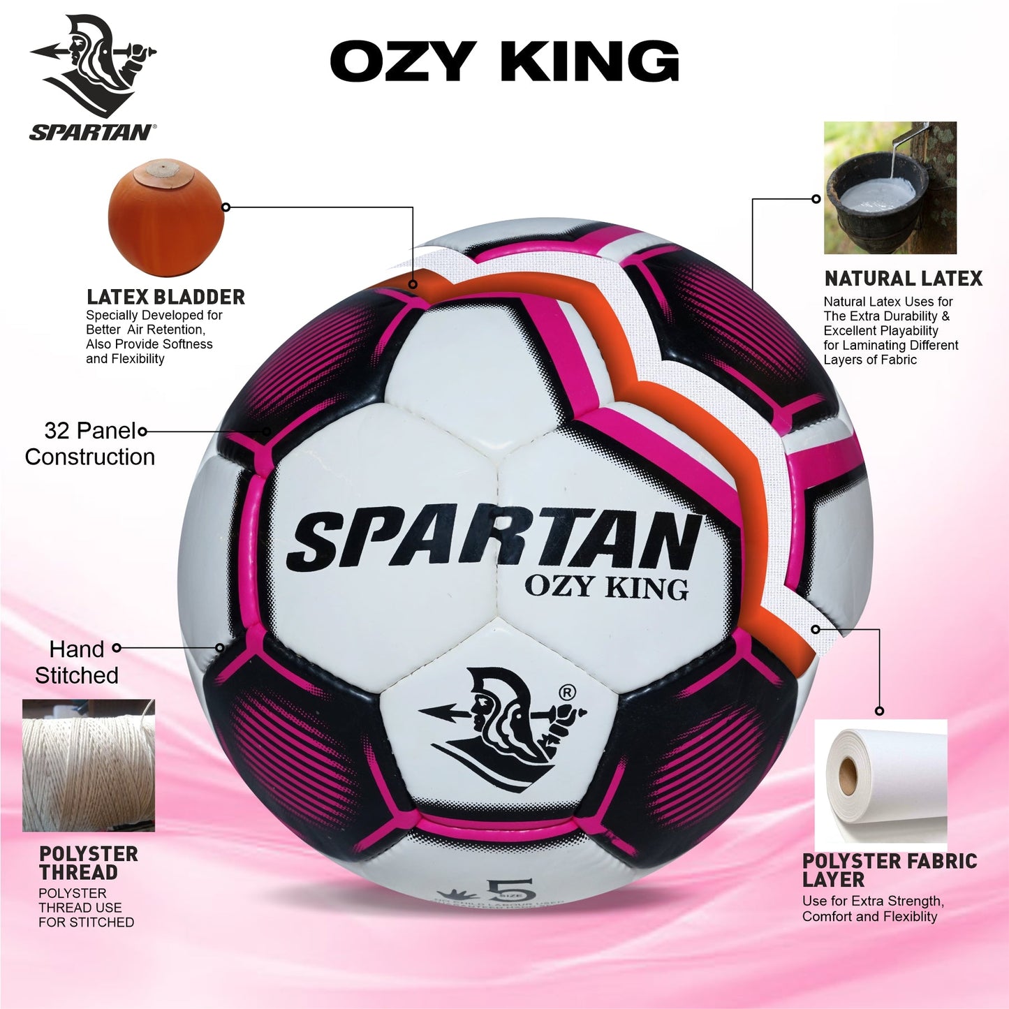 SPARTAN FOOTBALL OZY KING Spartan Sports