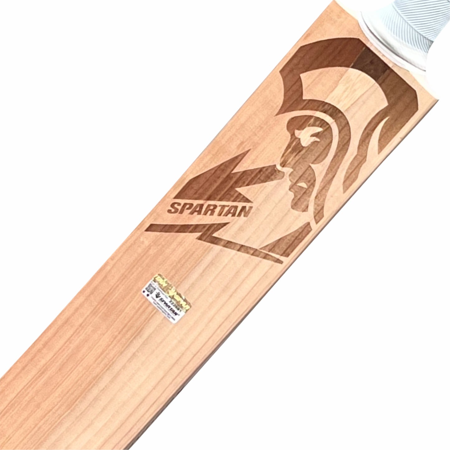 Spartan Hammer X Engraved Kashmir Willow Cricket Bat Full Size | Lightweight Hard Tennis & Leather Ball Bat | Thick Edges | Free Spartan Cap & Bat Cover