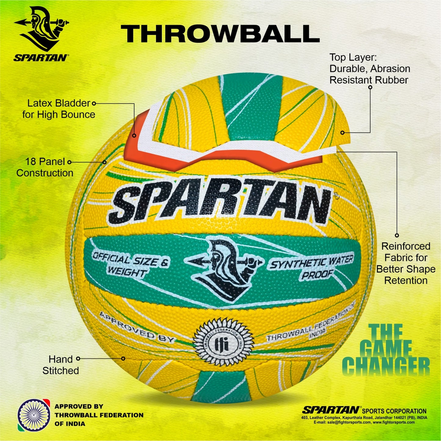 SPARTAN MATCH THROW BALL
