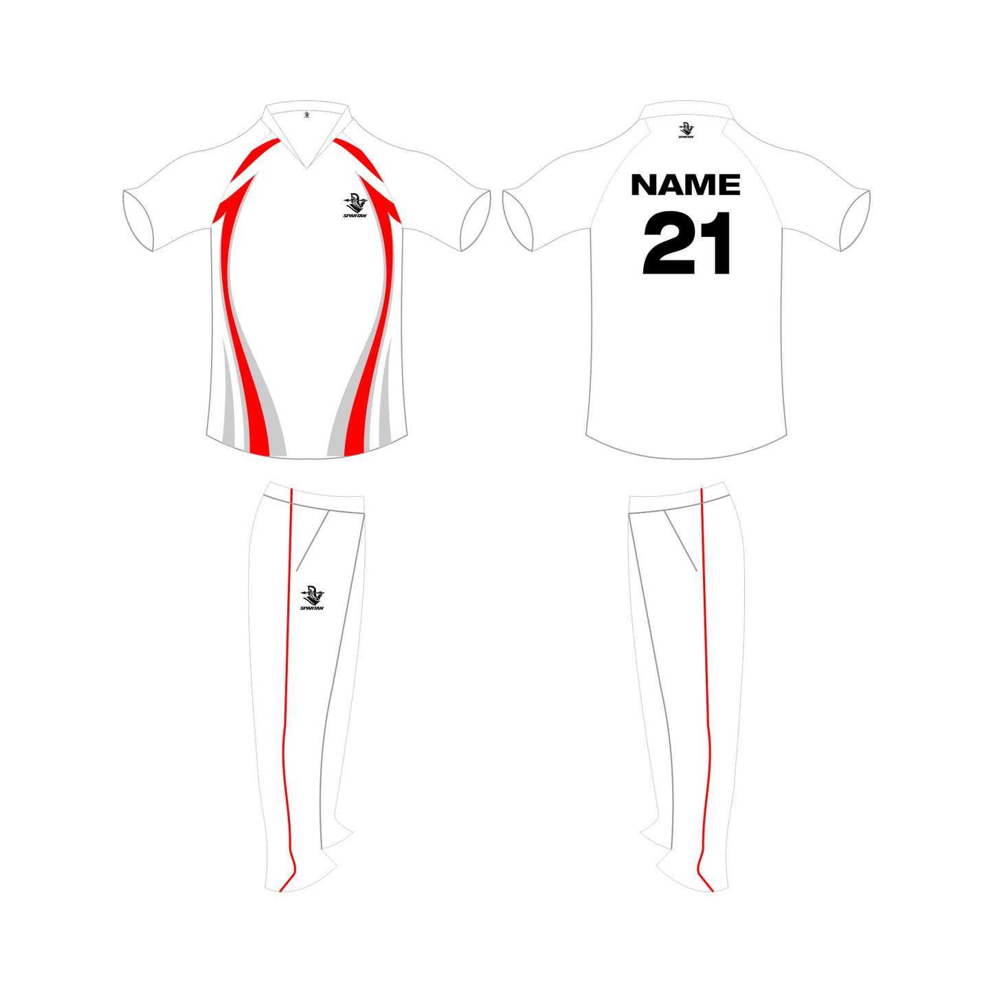 CRICKET WEAR TEAM WEAR MICRO PP HALF SLEEVE WITH PANT (FRONT SIDE SUBLIMATION SHIRT ONLY)