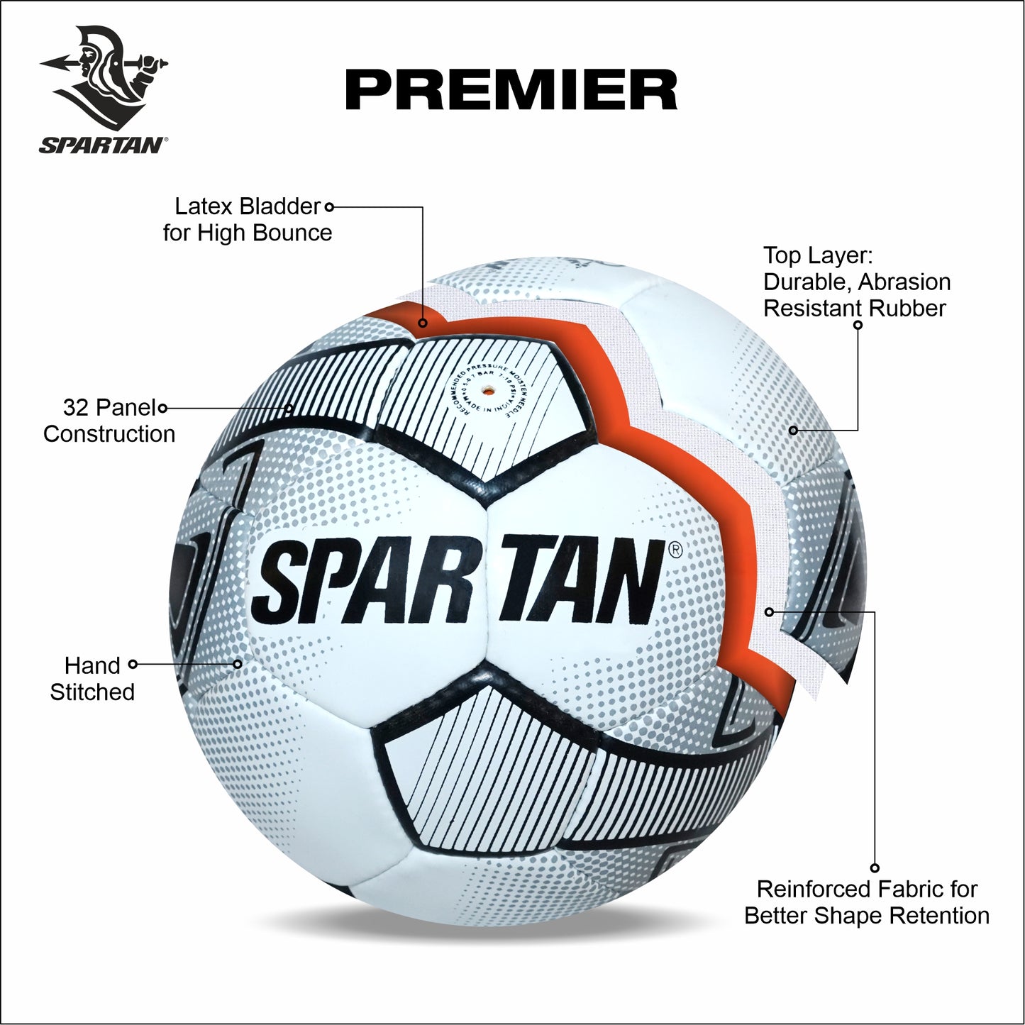 SPARTAN PREMIER BLACK & WHITE