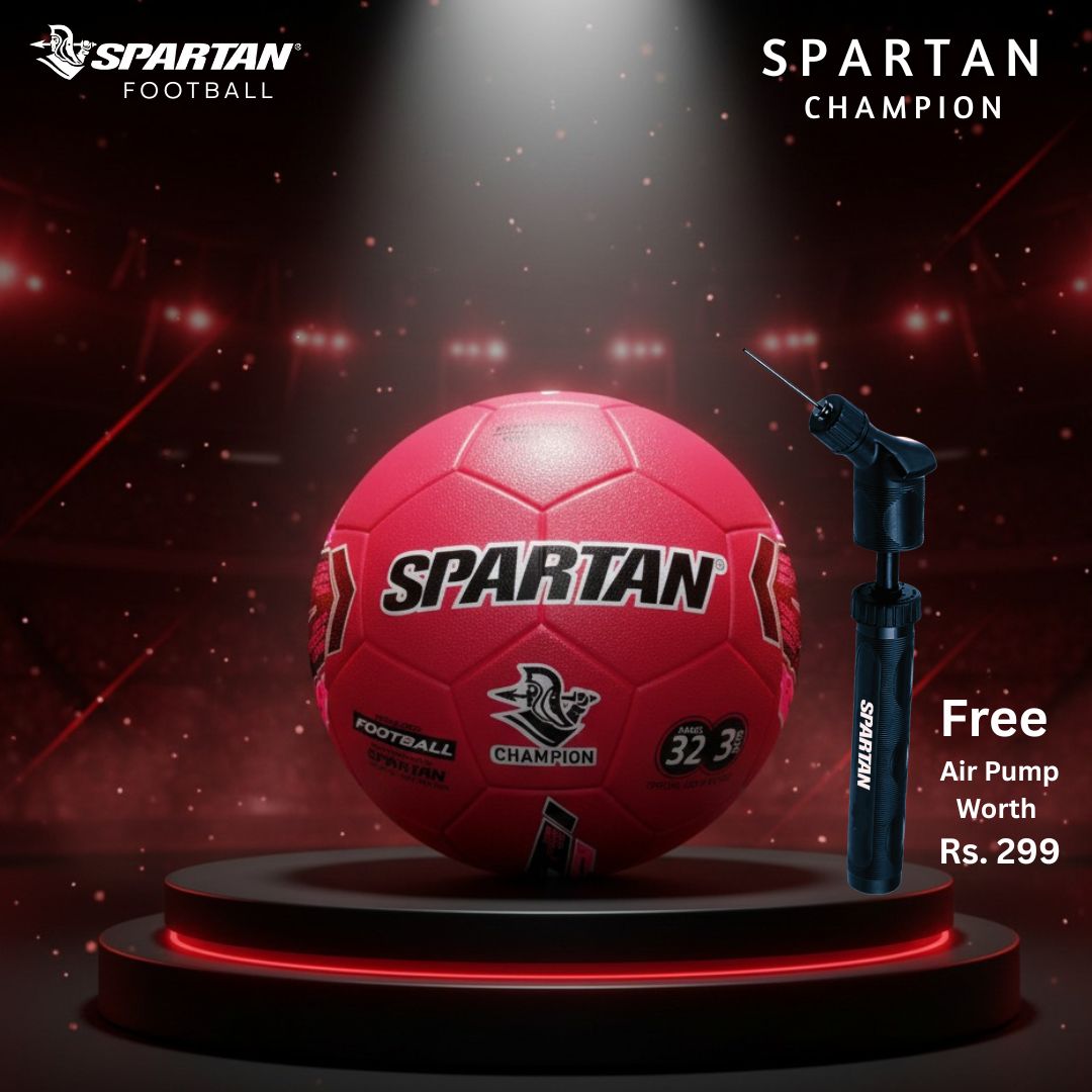 SPARTAN CHAMPION RUBBER MOULDED MULTI COLOUR FOOTBALL MACHINE Spartan Sports